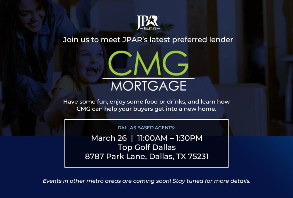 CMG Mortgage - JPAR - Dallas - Event Page